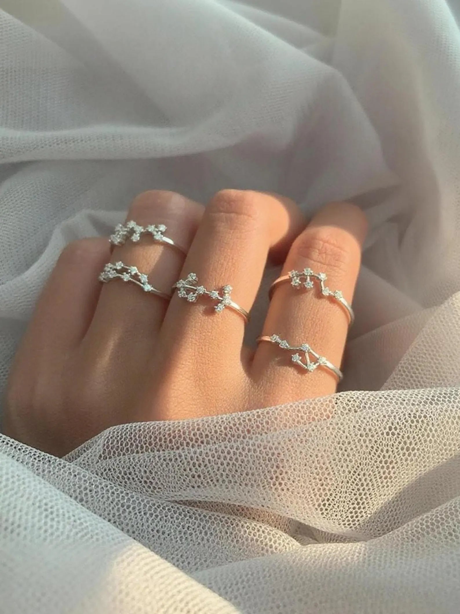Sternzeichen Ring 925 Silber
